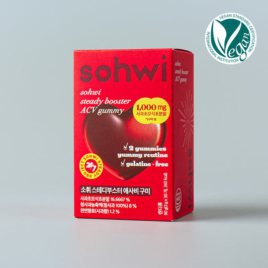 Sohwi Steady Booster Apple Cider Vinegar Gummy