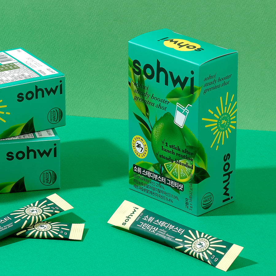 Sohwi Steady Booster Greentea Shot
