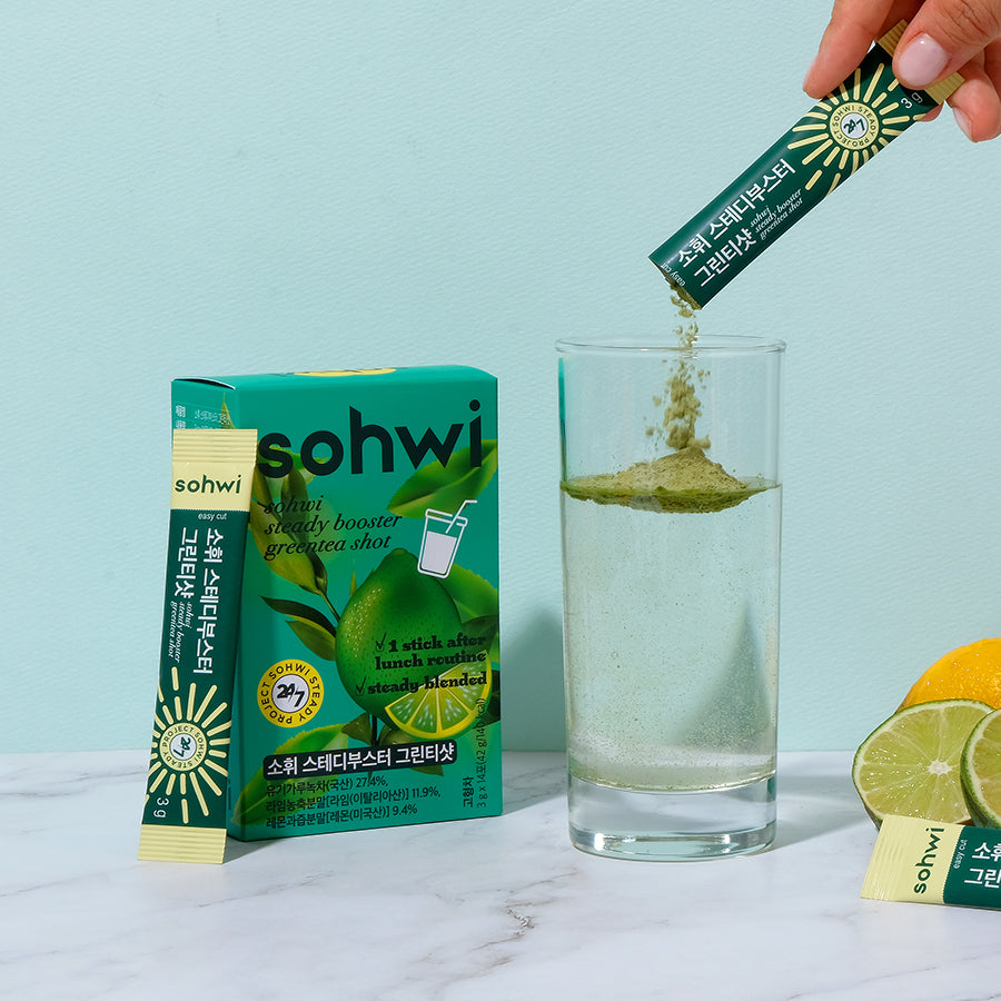 Sohwi Steady Booster Greentea Shot